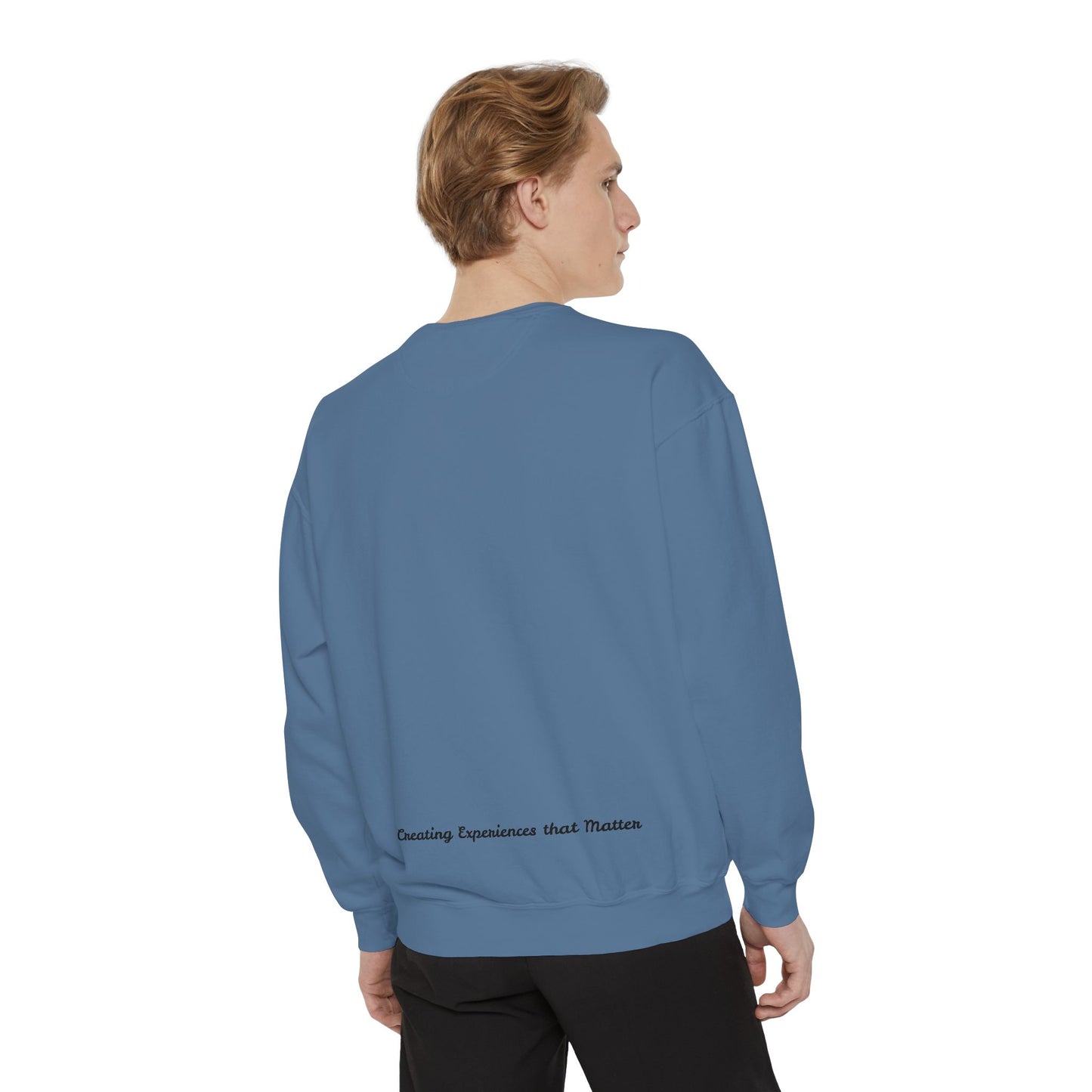 APM Logo Sweatshirt — "Creating Experiences That Matter" Crewneck