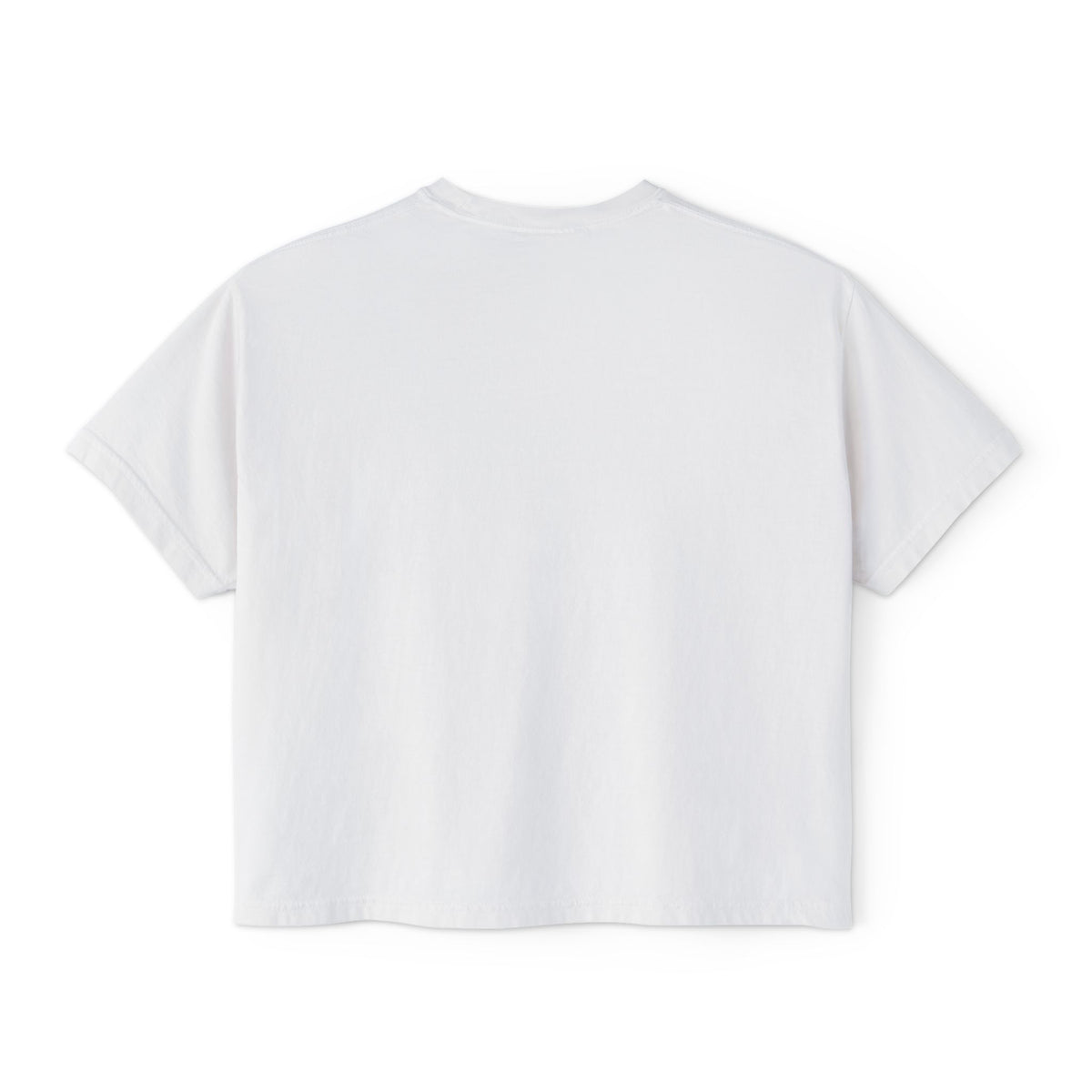 Crop Tee Black Cat Graphic Women's Boxy Tee