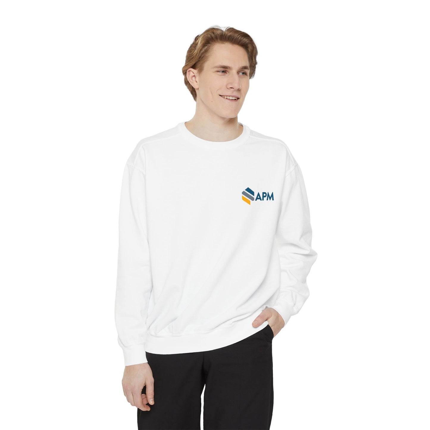 APM Logo Sweatshirt — "Creating Experiences That Matter" Crewneck