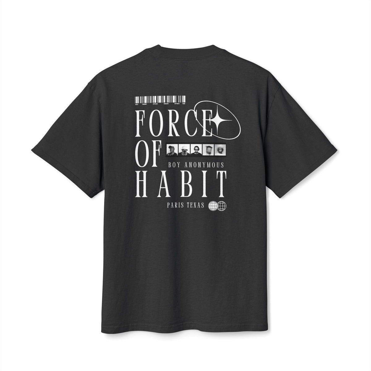 Vintage Graphic Tee - Force of Habit - Paris Texas V2 Unisex Heavy Faded Tee
