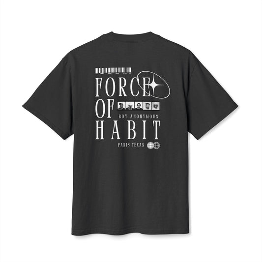 Vintage Graphic Tee - Force of Habit - Paris Texas V2 Unisex Heavy Faded Tee
