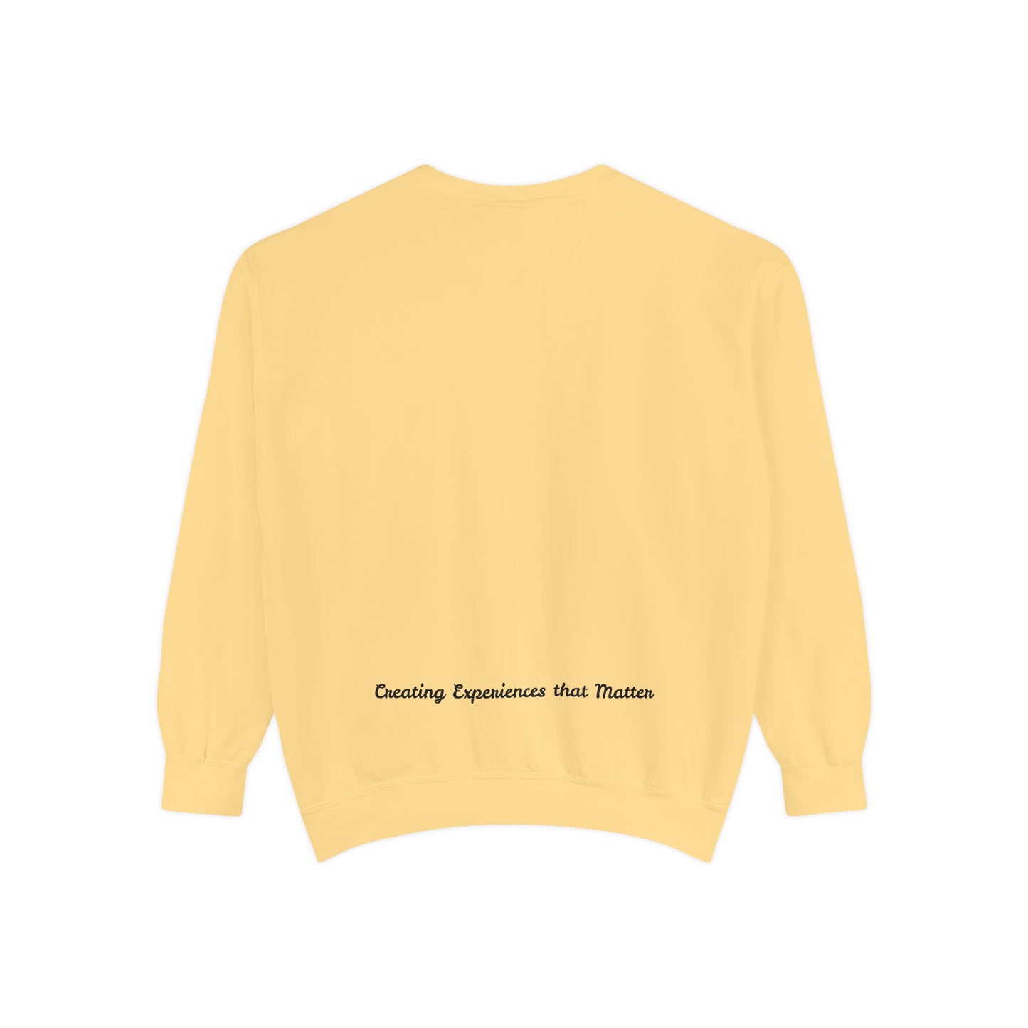 APM Logo Sweatshirt — "Creating Experiences That Matter" Crewneck