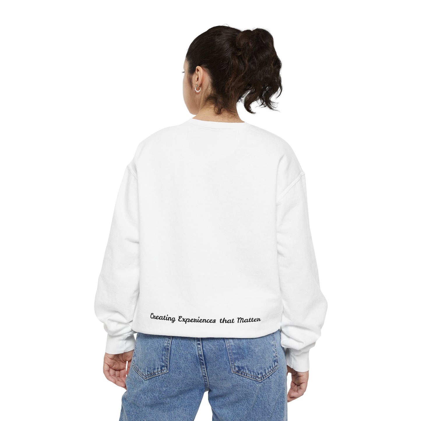 APM Logo Sweatshirt — "Creating Experiences That Matter" Crewneck