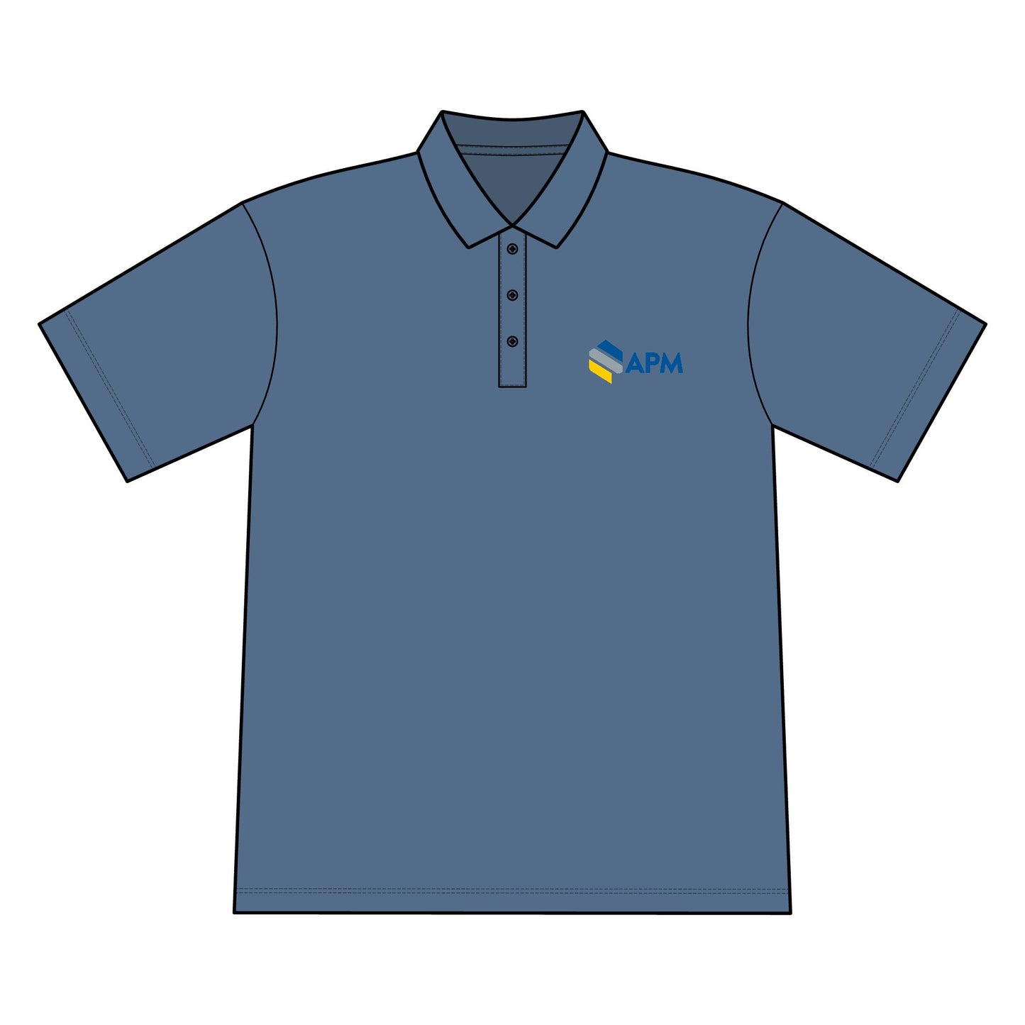 Embroidered APM Logo Polo