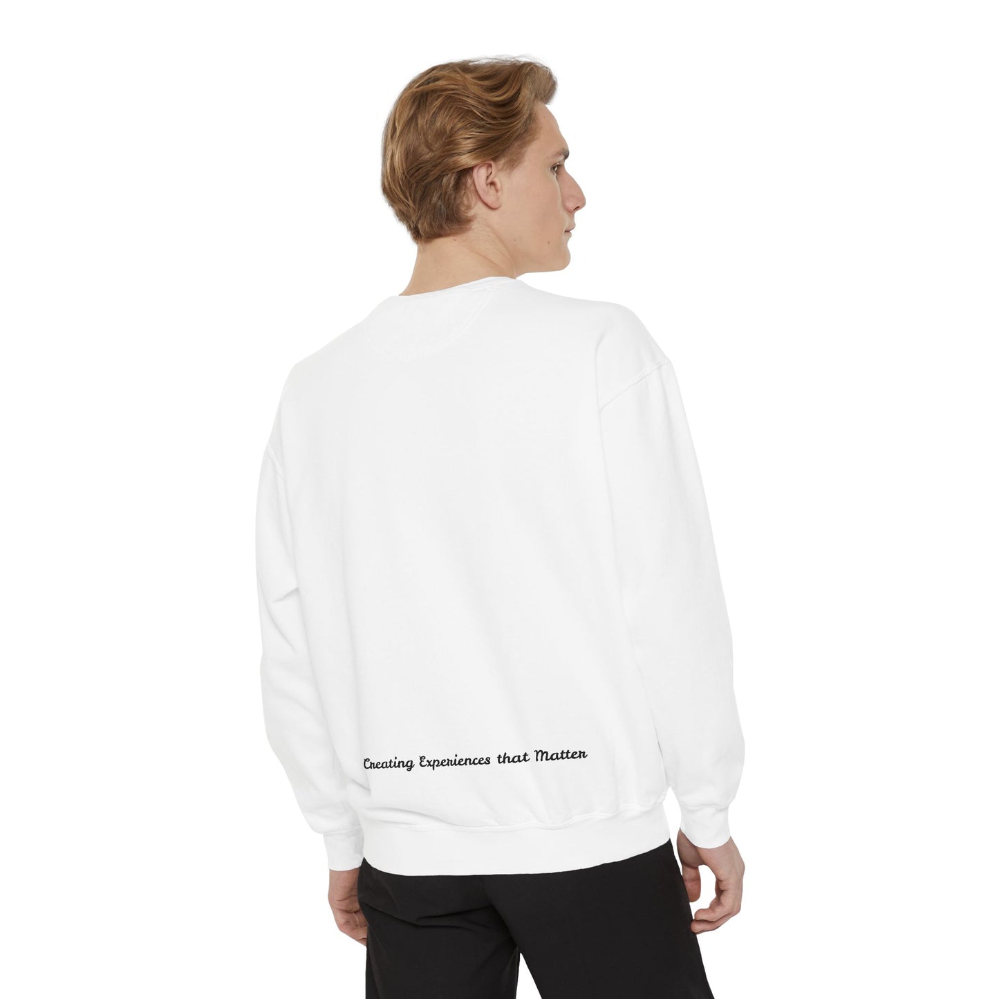 APM Logo Sweatshirt — "Creating Experiences That Matter" Crewneck