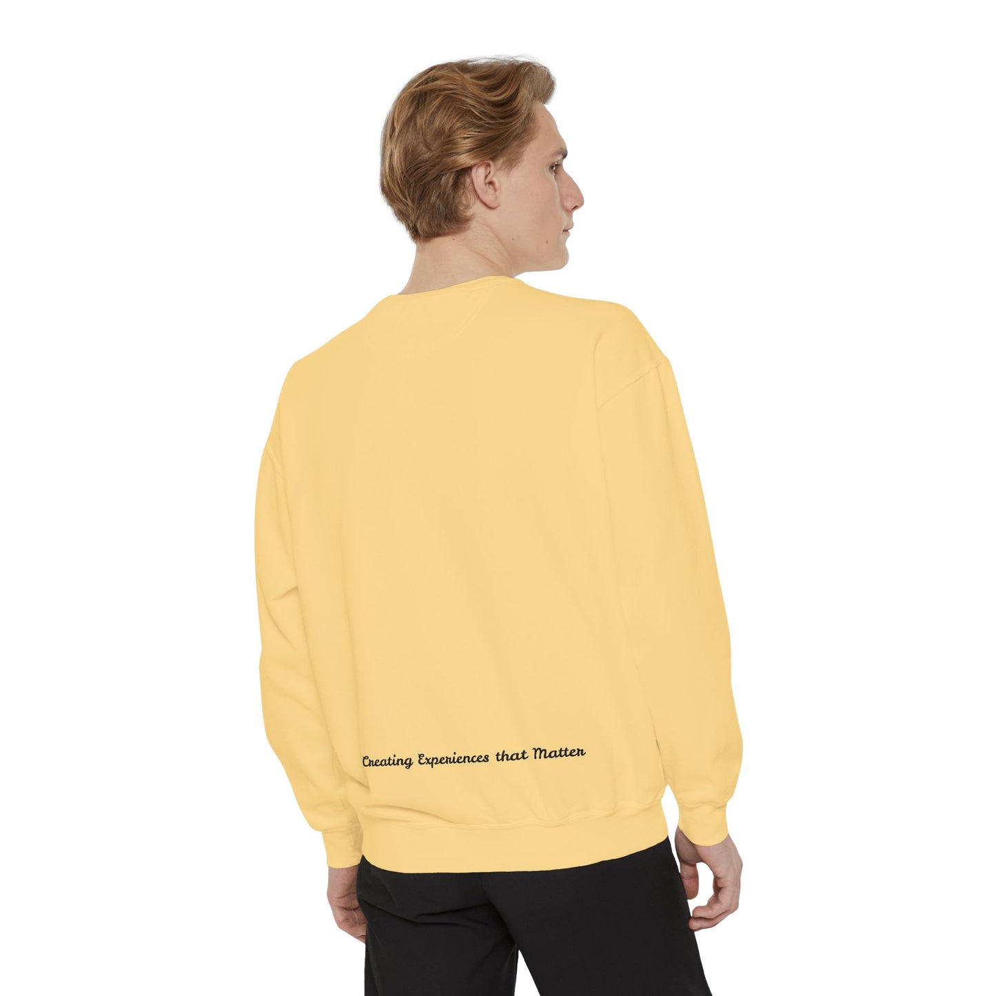 APM Logo Sweatshirt — "Creating Experiences That Matter" Crewneck