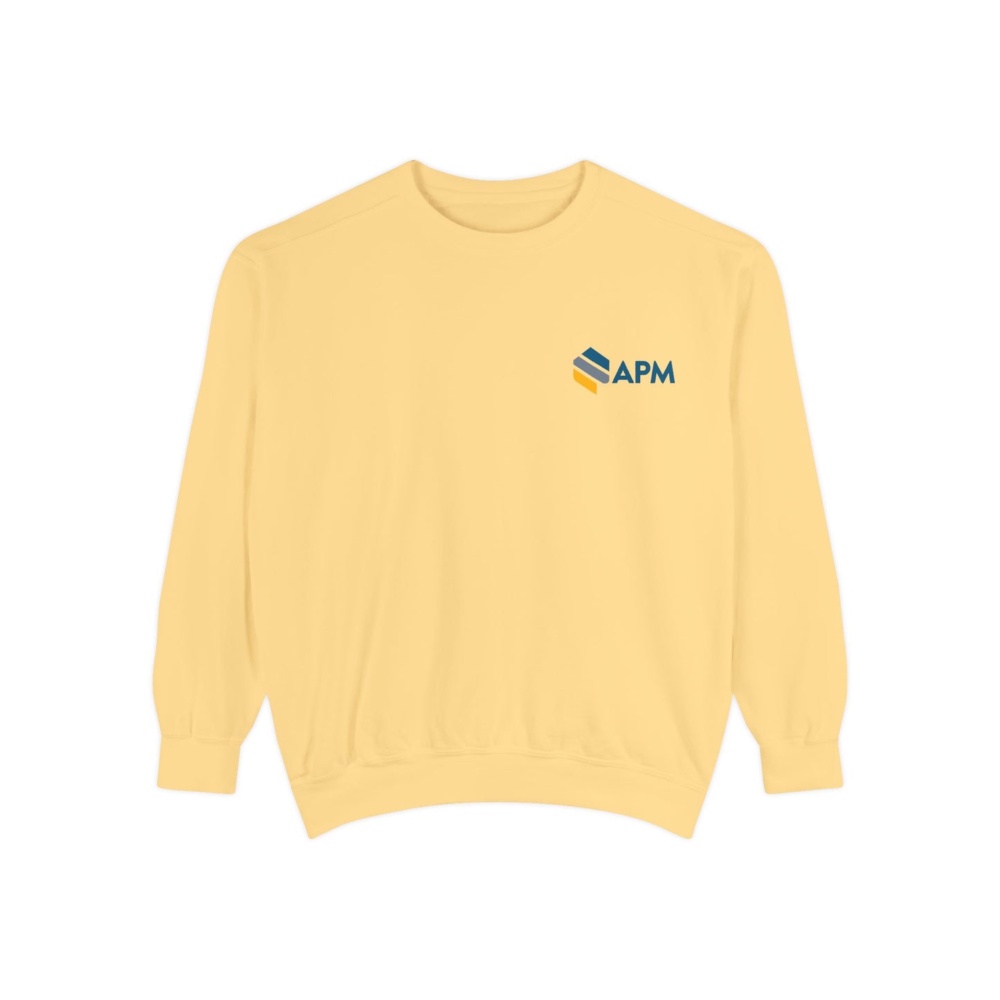 APM Logo Sweatshirt — "Creating Experiences That Matter" Crewneck