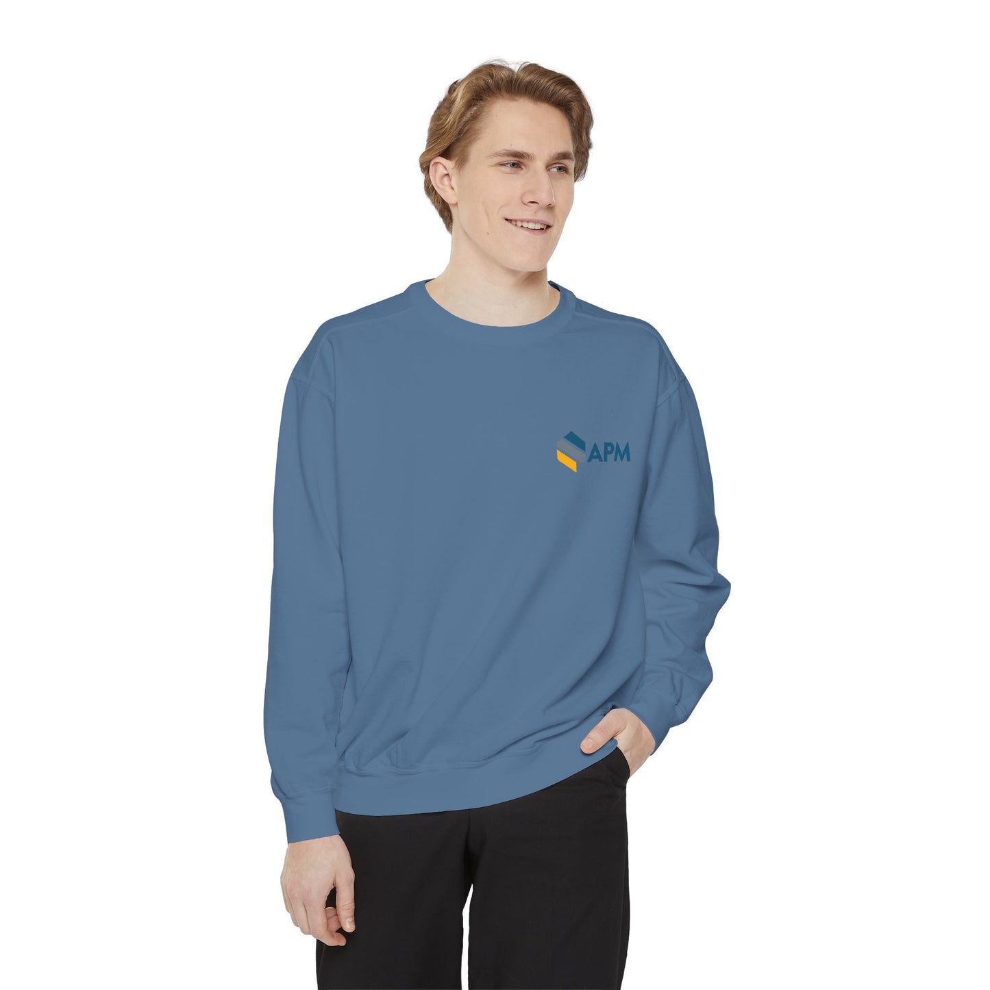 APM Logo Sweatshirt — "Creating Experiences That Matter" Crewneck