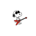 Snoopy Rock Kiss-Cut Sticker
