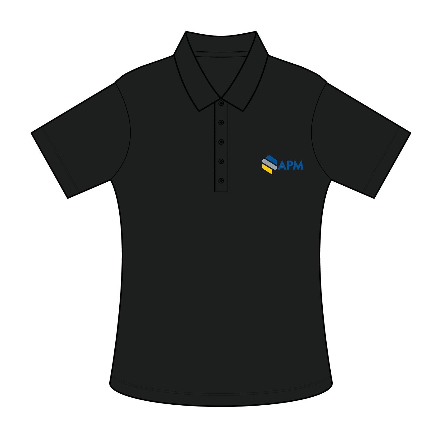 Ladies Fine Pique Polo — Embroidered APM Logo