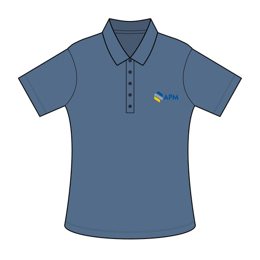 Ladies Fine Pique Polo — Embroidered APM Logo
