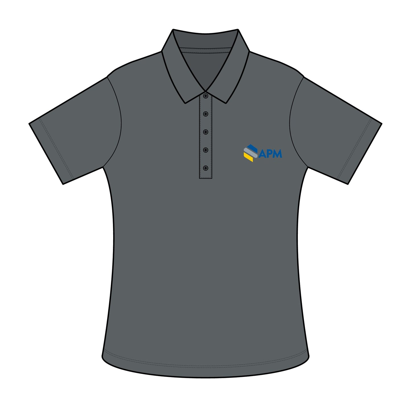 Ladies Fine Pique Polo — Embroidered APM Logo