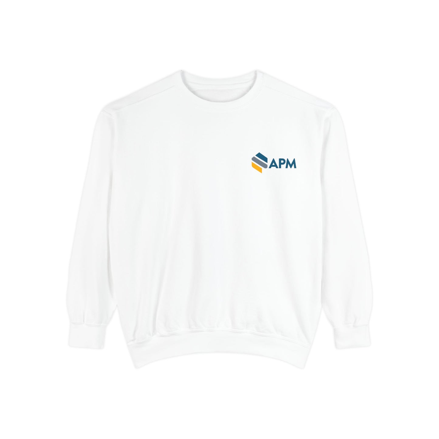 APM Logo Sweatshirt — "Creating Experiences That Matter" Crewneck
