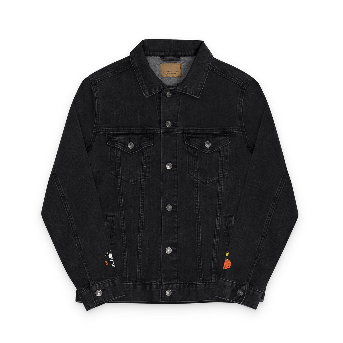 Embroidered Snoopy Unisex Denim Jacket - Fall Theme