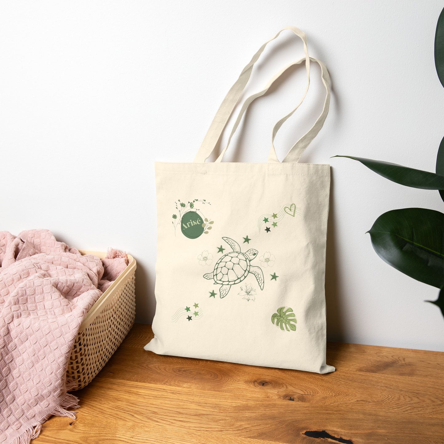 Green Aesthetic Tote Bag